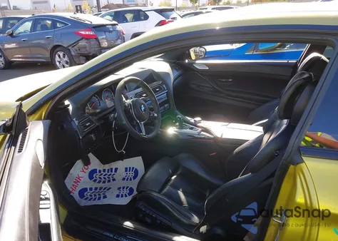 2016 BMW M6 z USA, uszkodzony, nr VIN WBS6J9C56GD934663